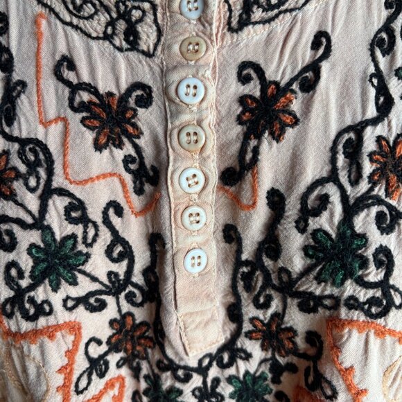 Boho Embroidered Tee - Picture 3 of 5
